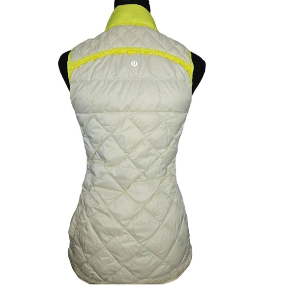 Lululemon Bright Yellow Asymmetrical Zip Vest - Picture 3 of 5